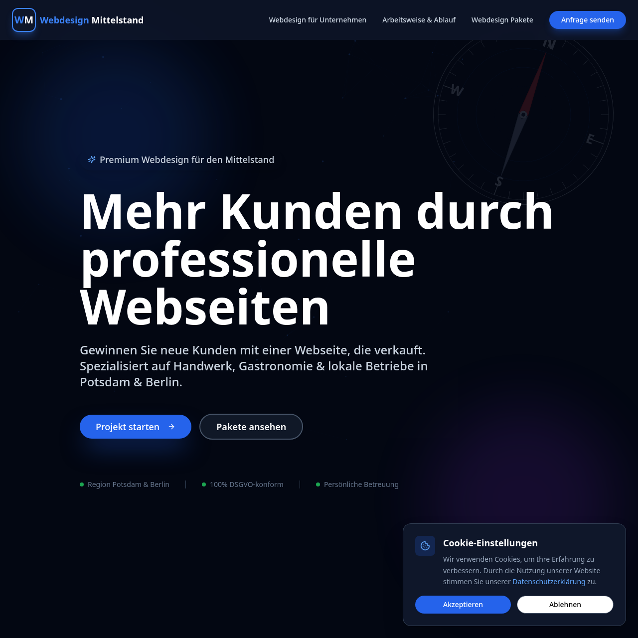 Webdesign Mittelstand