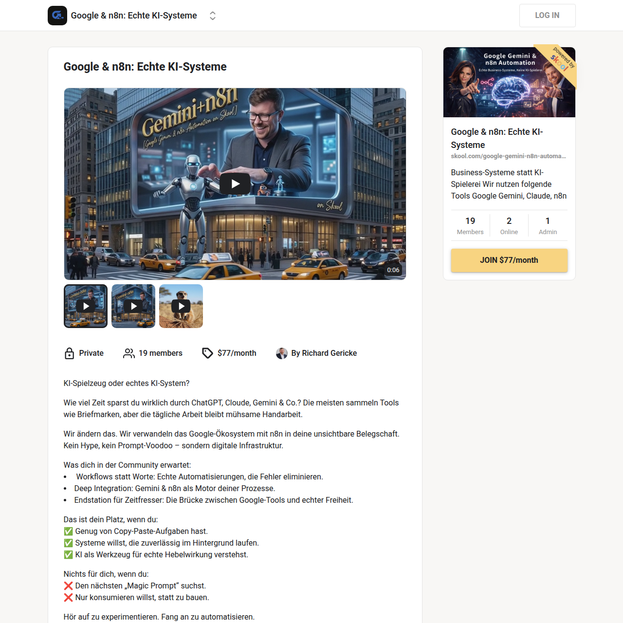 Google & n8n: Echte KI-Systeme